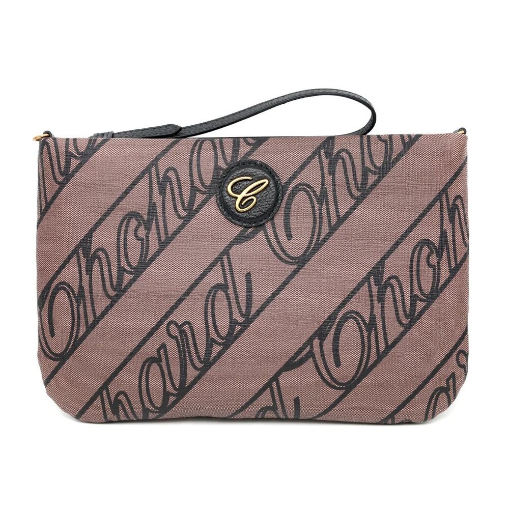 Chopard Chopardissimo Brown Canvas Mini Pouch 95000-1214